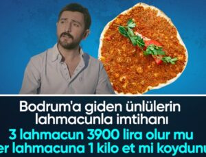 Ferman Toprak Bodrum’da Ödediği Lahmacun Fiyatını Söyleyip İsyan Etti