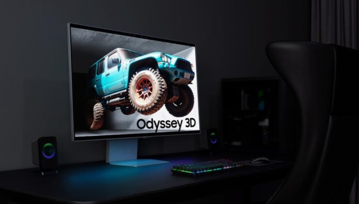 Gözlüksüz 3b Oyun Monitörü: Samsung Odyssey 3d