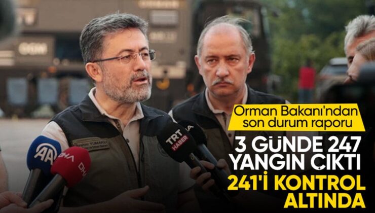 İbrahim Yumaklı: 247 Yangının 241’ini Kontrol Altına Aldık