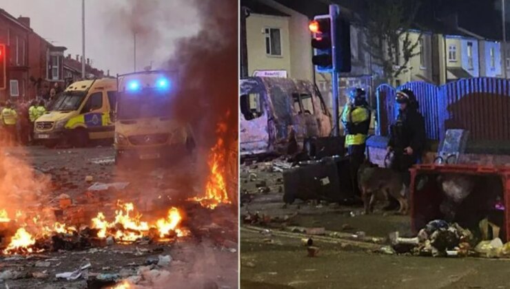 İngiltere’de Üç Çocuğun Öldürülmesinden Sonra Başlayan Olaylar Büyüyor: Polis Araçları Ateşe Verildi, 100 Kişi Gözaltına Alındı