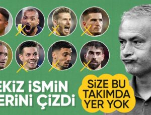 Jose Mourinho’dan 8 İsme Neşter! 17 Milyon Euroluk Mali Yük…