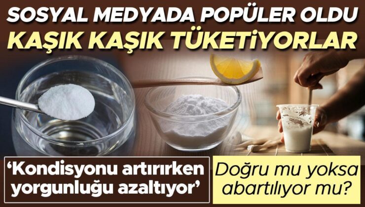 Kaşık Kaşık Karbonat Tüketiyorlar… ‘Kondisyonu Artırırken Yorgunluğu Azaltıyor’ | Doğru Mu Yoksa Abartılıyor Mu?