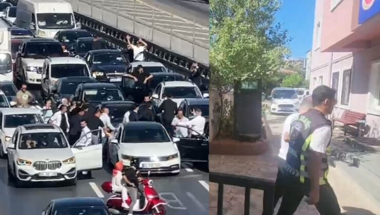 Küçükçekmece’de Yolu Kapatıp Halay Çekenler Gözaltına Alındı