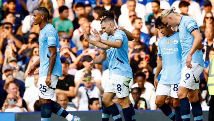 Manchester City, Chelsea’yi İki Golle Yıktı