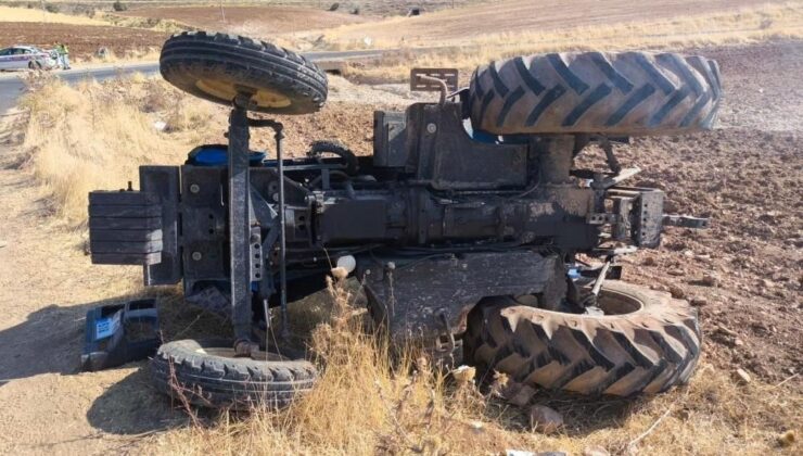 Mardin’de Traktör Devrildi: 1 Yaralı