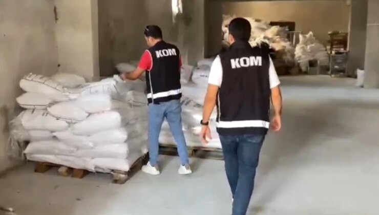 Mersin’de 50 Ton Sahte Deterjan Ele Geçirildi