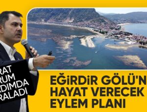 Murat Kurum Duyurdu: Eğirdir Gölü İçin 9 Unsurluk Eylem Planı