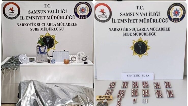 Samsun’da Uyuşturucu Operasyonu: 8 Gözaltı