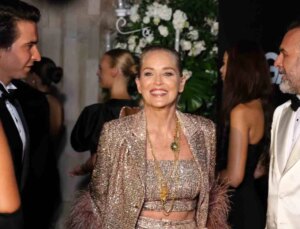 Sharon Stone, Bodrum’da Uluslararası İkon Ödülü’nü Aldı