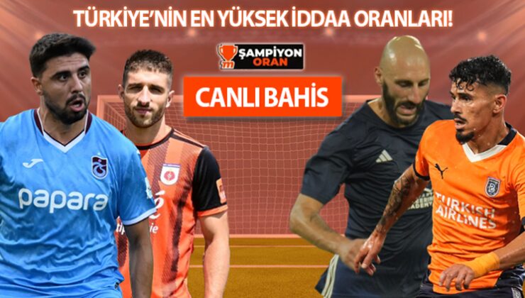 Trabzonspor Evinde, Başakşehir Deplasmanda! Temsilcilerimizden Son Haberler, İddaa Oranları, Çarpıcı İstatistikler…