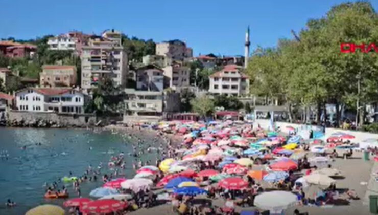 Zonguldak’ta Sıcak Hava Kapuz Plajına İlgiyi Artırdı