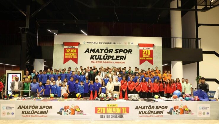 5 Yılda 600 Amatör Spor Kulübüne 270 Milyon TL Destek