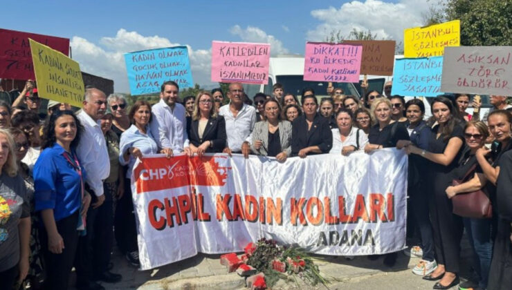 Adana’daki Kadın Cinayeti Protesto Edildi