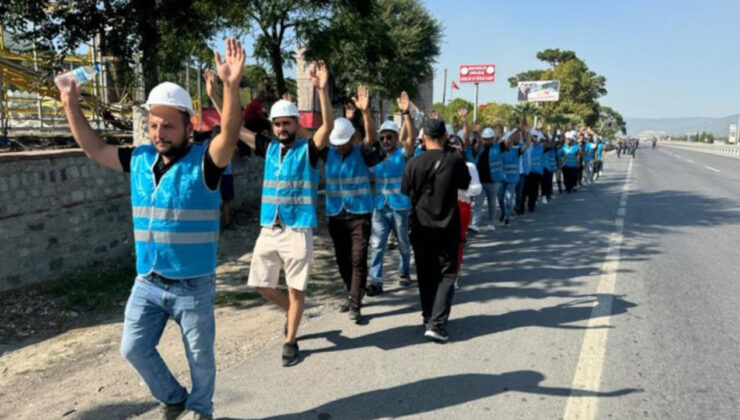 Ahmet Ümit ve Onur Saylak’tan Ankara’ya Yürüyen Fernas Çalışanlarına Destek