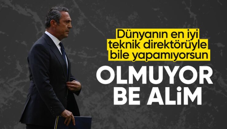 Ali Koç Döneminde Derbilerin Grubu Fenerbahçe’den Eser Yok