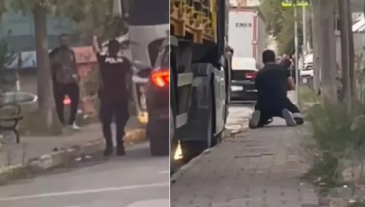 Ataşehir’de Korku Dolu Anlar! Polisi Görünce Belindeki Silahı Önce Ağzına Sonra Başına Dayadı