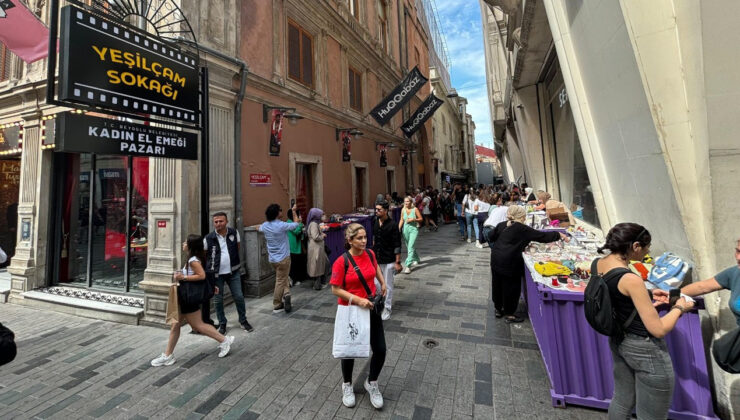 Beyoğlu’ndaki ‘Kadın El Emeği Pazarı’na Polis Müdahalesi