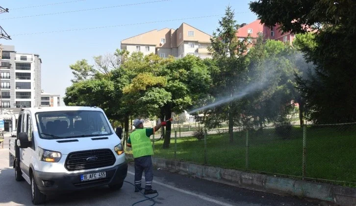 Bursa Yıldırım Belediyesi İlaçlama Çalışmalarına Devam Ediyor