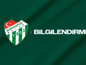 Bursaspor Kulübü’nden Kombine ve Bilet Açıklaması!