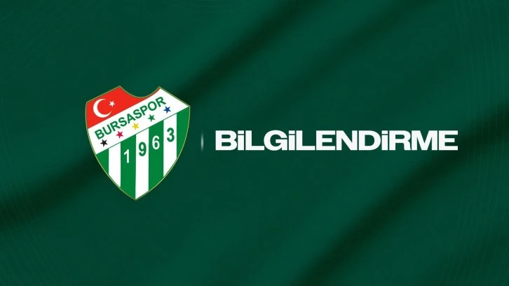 Bursaspor Kulübü’nden Kombine ve Bilet Açıklaması!