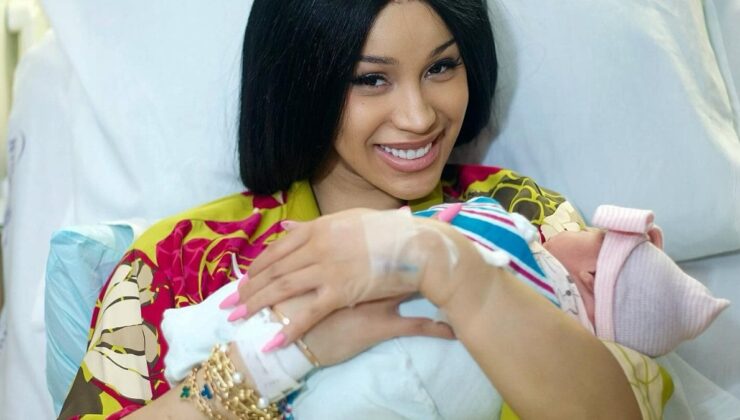 Cardi B Üçüncü Kez Anne Oldu! Hastaneden Fotoğraflar Var