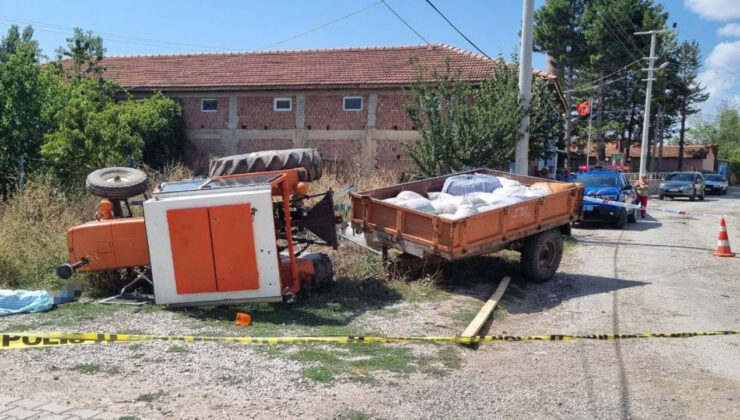 Çorum’da Devrilen Traktörün Sürücüsü Öldü