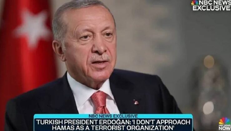 Cumhurbaşkanı Erdoğan, Amerikan Nbc News Kanalına Konuştu: Hamas’a Bir Terör Örgütü Olarak Bakmıyorum