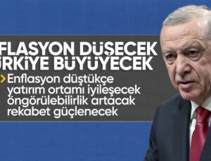 Cumhurbaşkanı Erdoğan’dan Ekonomi Mesajı! ‘Türkiye Enflasyonu Düşürerek Büyüyecek’