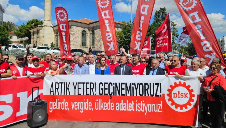 DİSK’ten ‘Gelirde Adalet, Vergide Adalet’ Talebiyle Tekirdağ’da Eylem