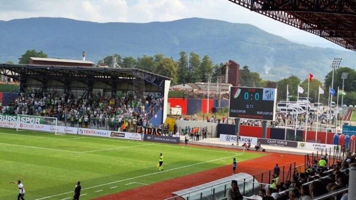 Düzce’de Bursaspor Taraftarına Joplu Biber Gazlı Müdahale !