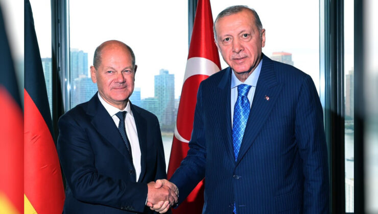 Erdoğan, Almanya Başbakanı Scholz’la Görüştü, ‘Vize Sorunu’nun Tahlili İçin Destek İstedi