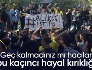 Fenerbahçe’de Taraftarlar Sokağa İndi! ‘Ali Koç İstifa’