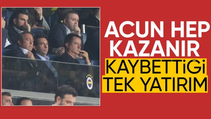 Galatasaray Hezimeti Sonrası Acun Ilıcalı Gündem Oldu: Kaybettiği Tek Yatırım