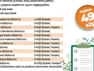 Gündoğdu Mobilya 49 İşçi Alacak