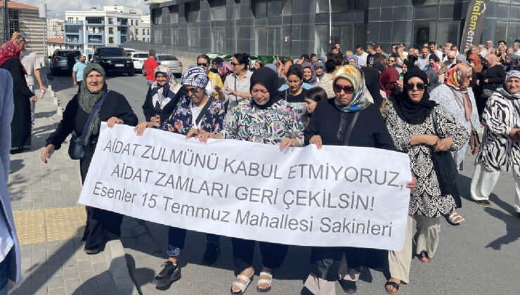 İstanbul Esenler’de TOKİ Konutlarında Yapılan Aidat Artırımlarına Karşı Eylem