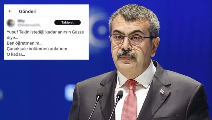 ‘İstediği Kadar Anırsın’ Dedi Sonra Özür Diledi! Tekin, O Bildiriye Bakın Ne Cevap Verdi