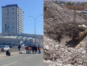 Kahramanmaraş’ta 42 Kişinin Öldüğü Sitenin Yerine Zemin Etüdü Yapıldı: İnsanlar Depremden Kurtuldu ve Suda Boğuldu!