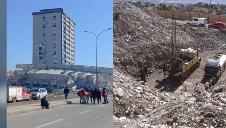 Kahramanmaraş’ta 42 Kişinin Öldüğü Sitenin Yerine Zemin Etüdü Yapıldı: İnsanlar Depremden Kurtuldu ve Suda Boğuldu!