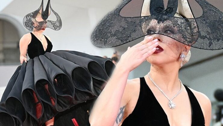 Lady Gaga İlginç Tarzıyla Şenliğin Gözdesi Oldu