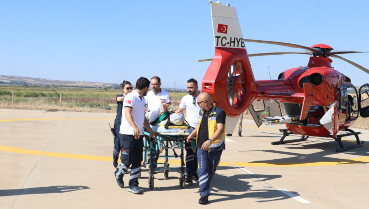 Lice’de Yaralı, Ambulans Uçakla Sevk Edildi