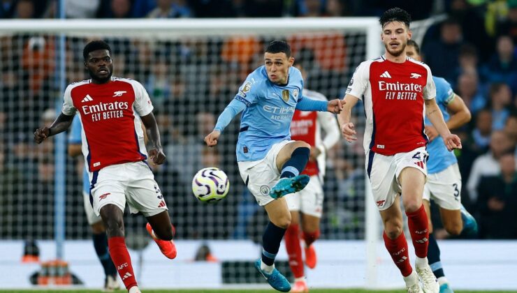 Manchester City ile Arsenal’den Gol Düellosu