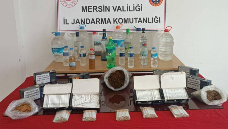 Mersin’de Kaçak Sigara Kağıdı ve İçki Bulunduran 2 Kişi Yakalandı