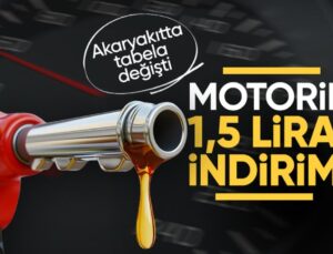 Motorin Fiyatlarında İndirime Gidildi