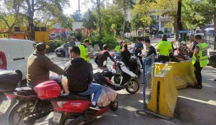 Orhangazi’de Motosikletlere Sıkı Denetim