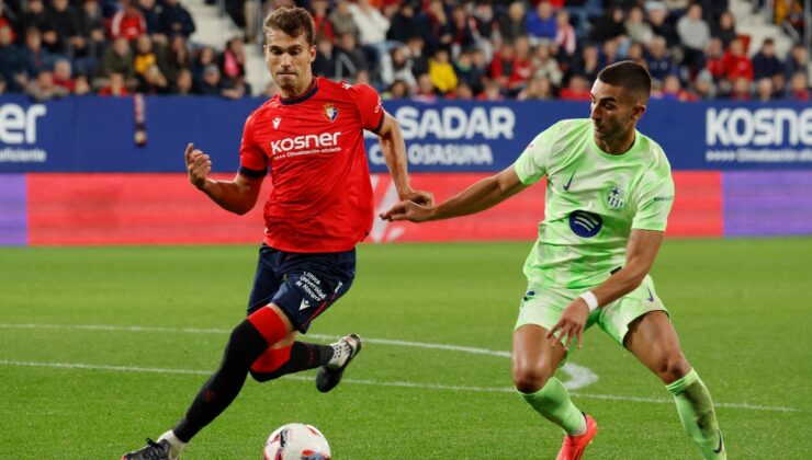 Osasuna, Barcelona’yı Alanında Yendi