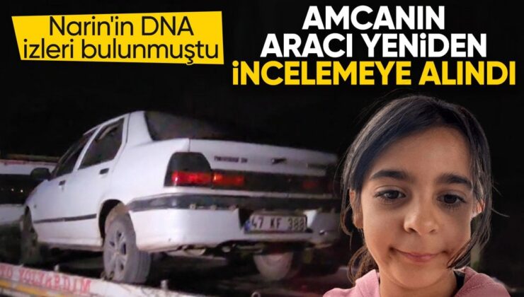 Otopsisi Tamamlanan Narin Güran’ın, Amcasının Arabası Yeniden İncelemede