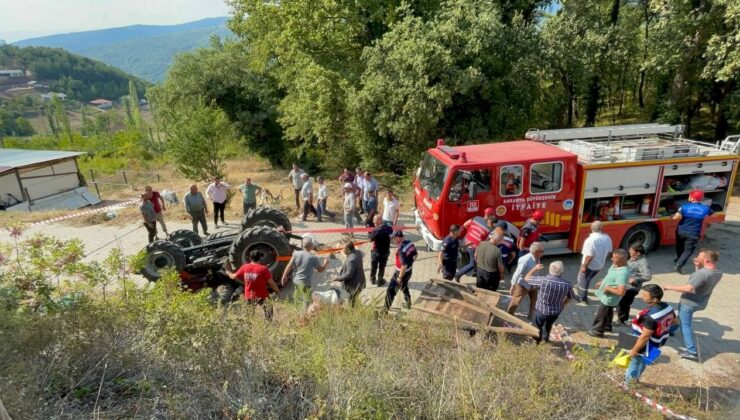 Sakarya’da Traktör Devrildi: 2 Ölü