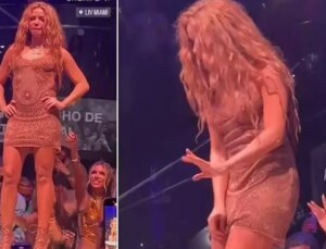 Shakira, Bazı İzleyicilerin Etek Altı Görüntülerini Çekmeye Çalışması Üzerine Sonlanıp Sahneyi Terk Etti