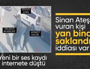 Sinan Ateş Cinayetininin Görgü Şahidinin Ses Kaydı Yayınlandı