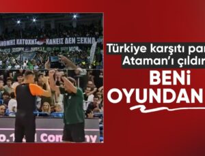 Türkiye Karşıtı Pankart, Ergin Ataman’ı Kızdırdı: Beni Oyundan Atın